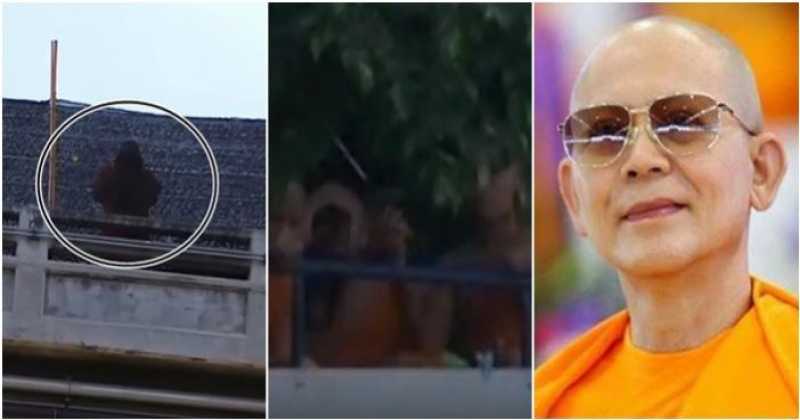 จัดเต็ม!!! พระใน "ธรรมกาย" เปลี่ยนบทบาทจากผู้เผยแพร่ศาสนามาเป็นบอดี้การ์ด รับหน้าที่ส่องกล้องสำรวจจากที่สูงแถมยังตั้งป้อมเวรยามเดินตรวจรอบวัดตลอด 24 ชม.!!! (มีคลิป)